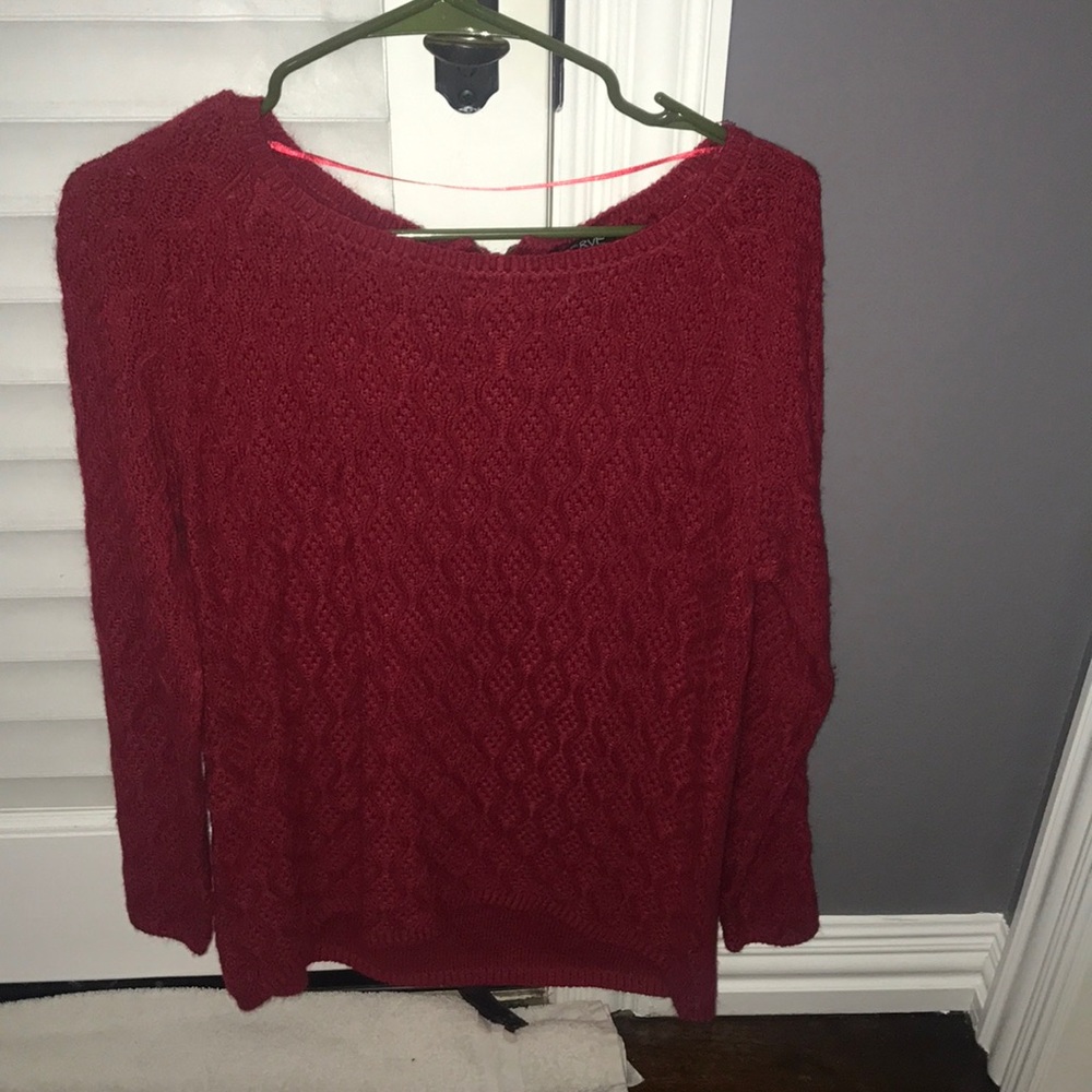 Red sweater
